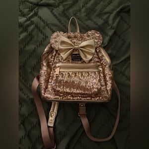 Rose Gold Sequin Loungefly